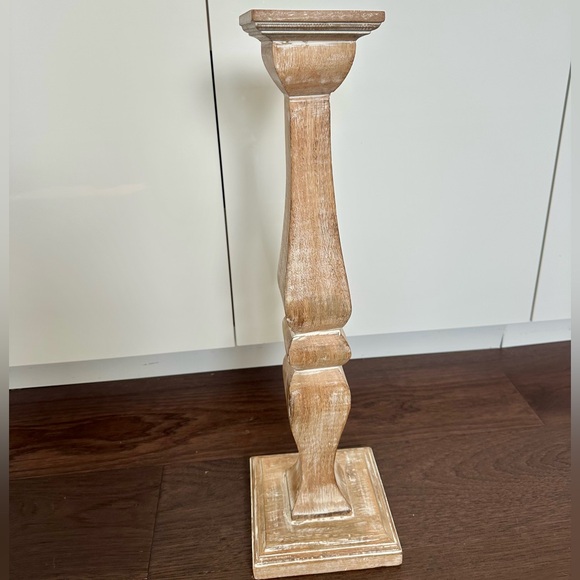 Other - Solid wood candle holder